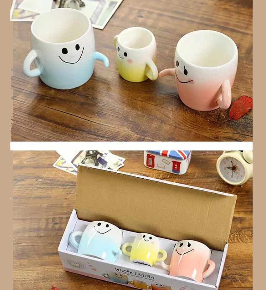BONZEAL Family Theme Set of 3 Quirky Gifts for Mother Wife