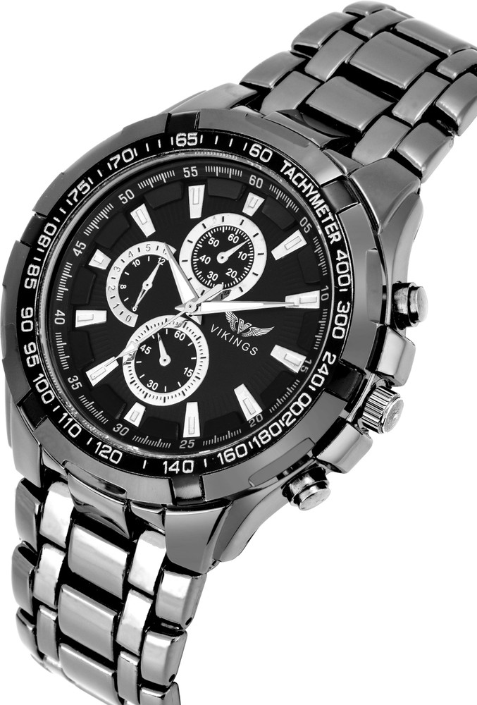 VIKINGS VK GR 134 BLK CHN CHRONOGRAPH DESIGN Analog Watch For