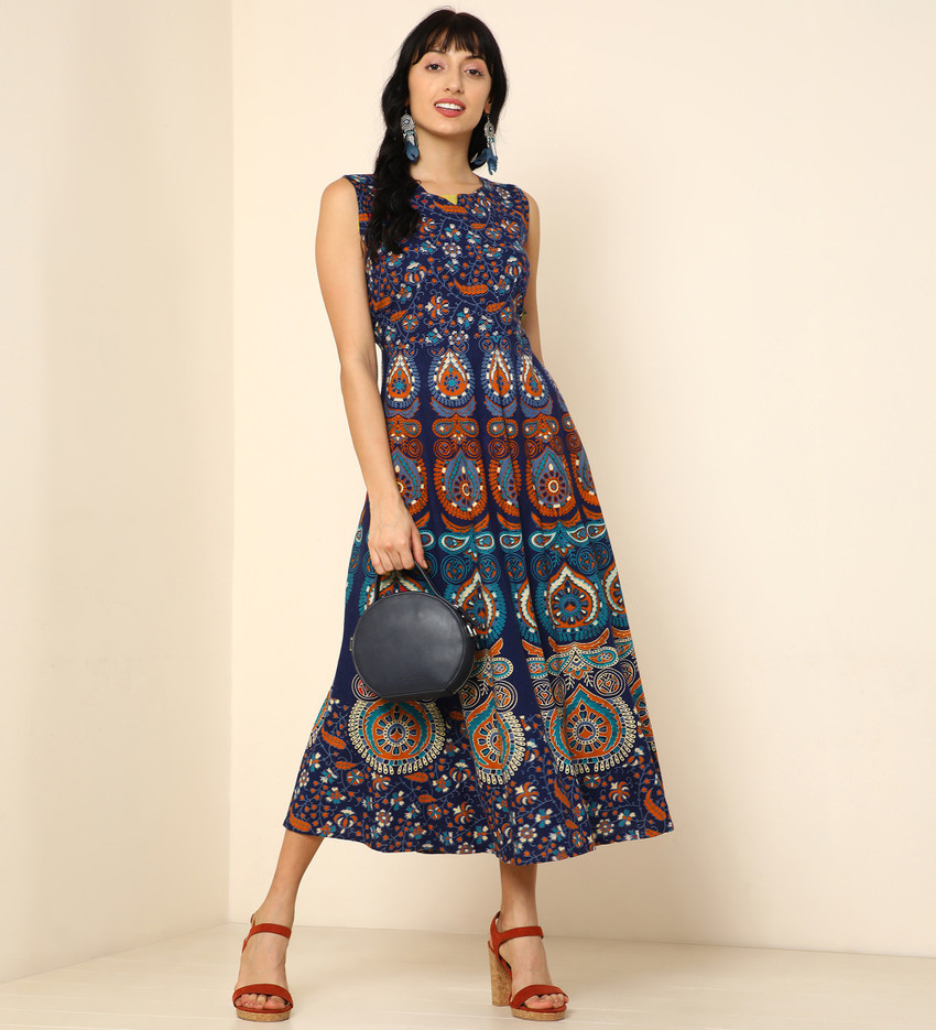 Flipkart long discount midi dress