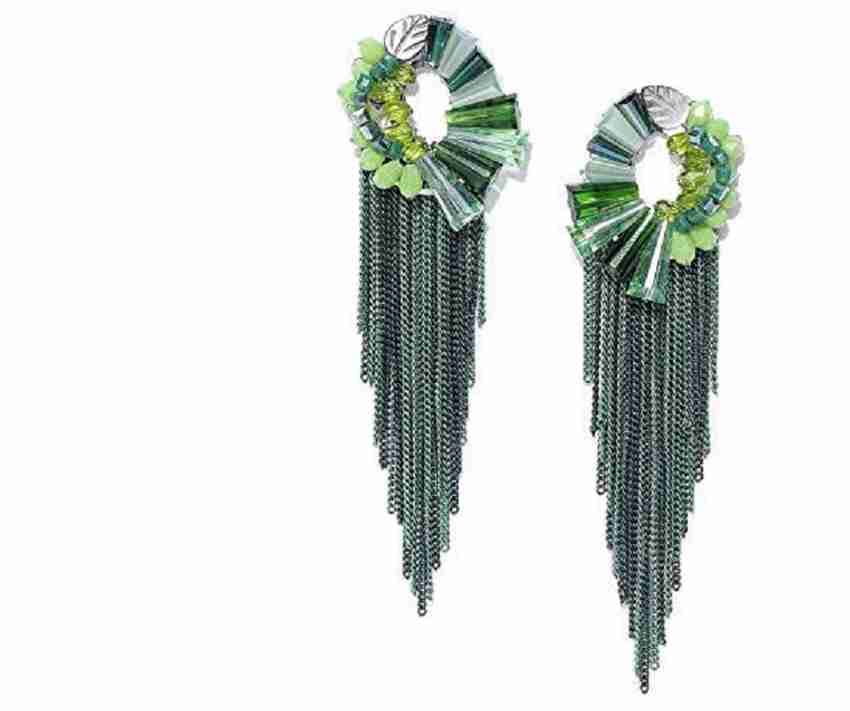 Korean long earrings online