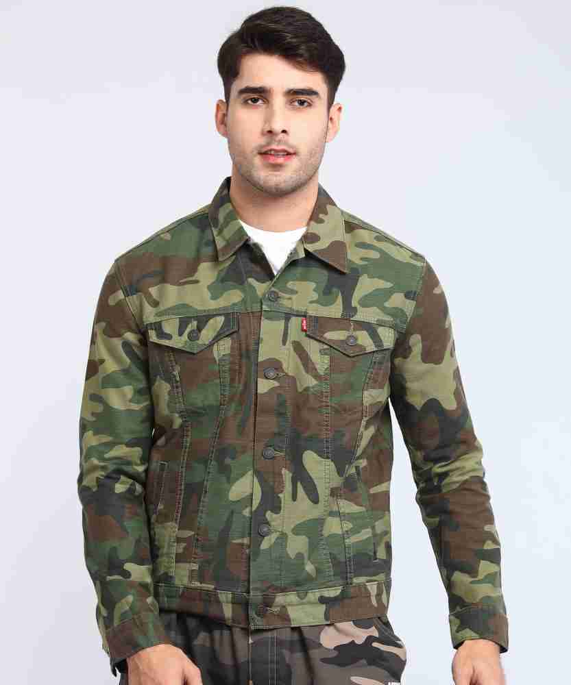 Levi's camo sale jacket mens