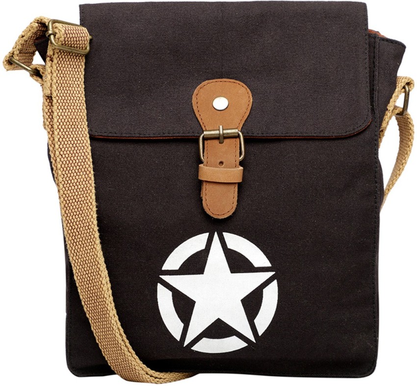 The House of Tara - Black and Brown Laptop Messenger Bag | eBay