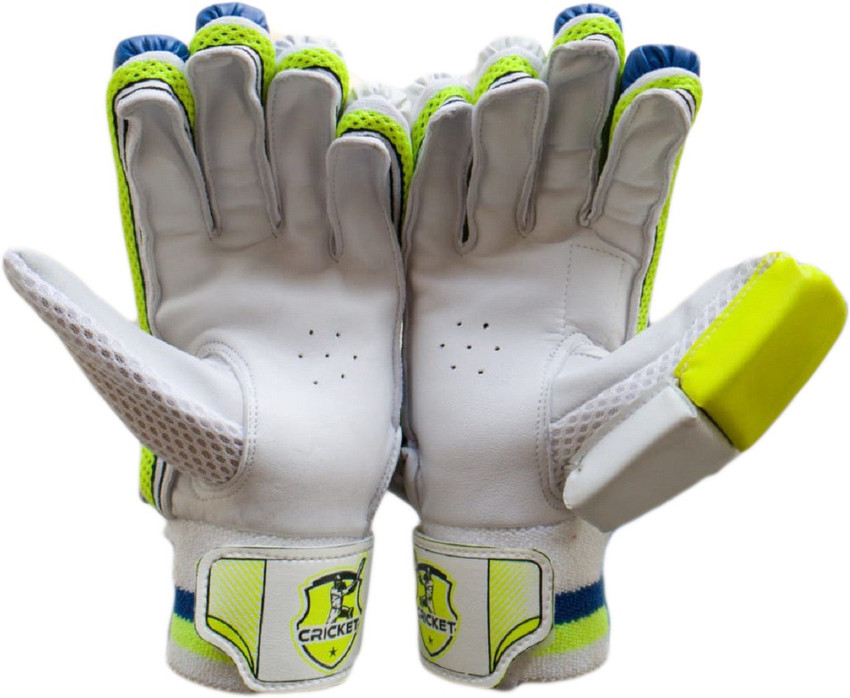 Plumcot Cricket Batting Gloves for Youth 12 to 16 Yrs Leather Cricket Gloves with Inner Batting Gloves