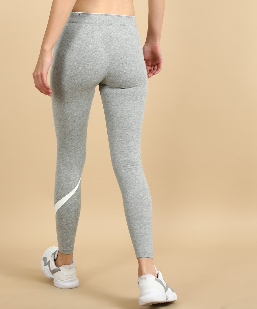 NIKE Solid Women Grey Tights - Buy NIKE Solid Women Grey Tights Online at  Best Prices in India