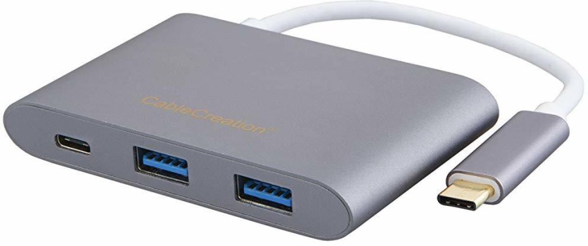 CableCreation USB C to HDMI + VGA adapter, USB 3.1 Type C to VGA