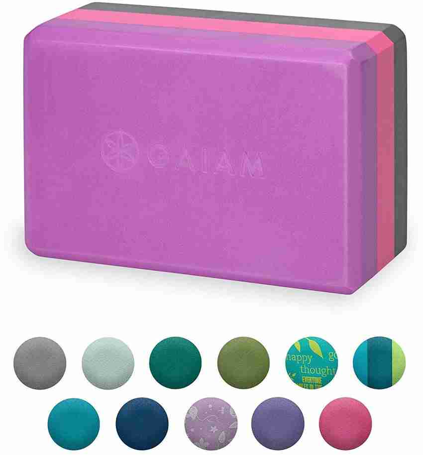 Gaiam tri color yoga block best sale