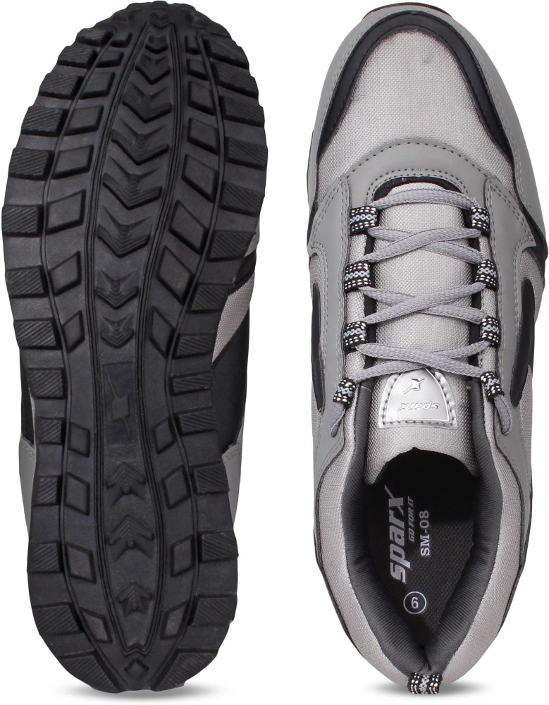 Sparx grey running on sale shoes