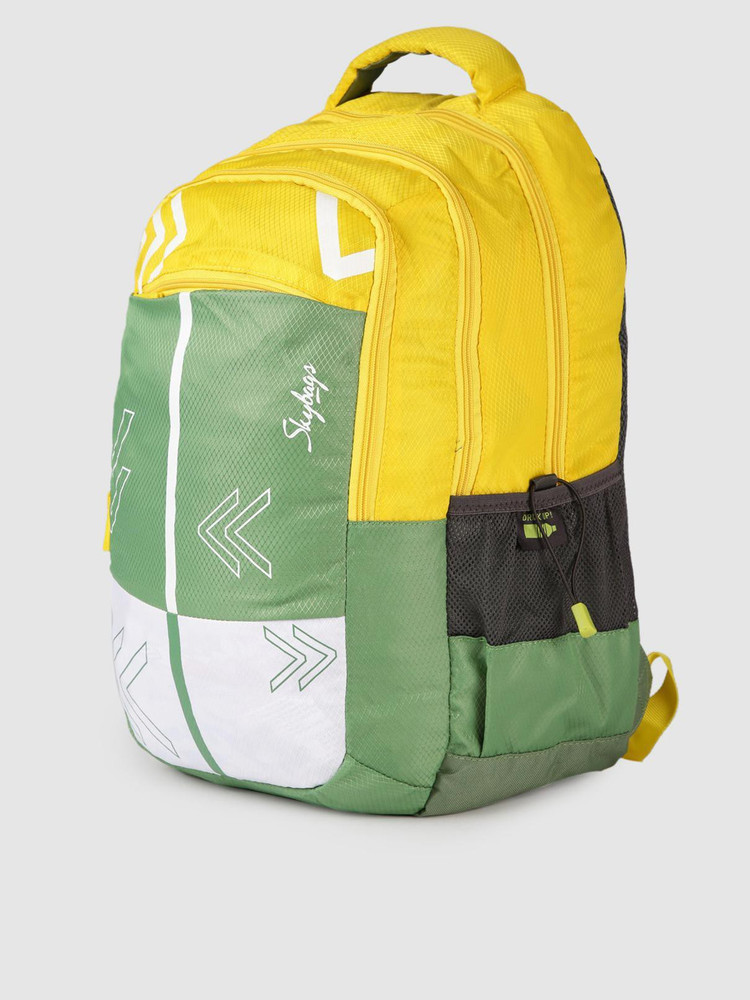 Green and yellow backpack 2025