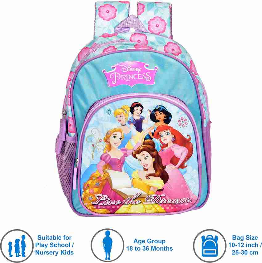 Flipkart Disney Princess Dream 30 cm Blue School Bag School Bag School Bag
