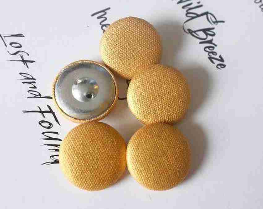 Gold fabric buttons new arrivals