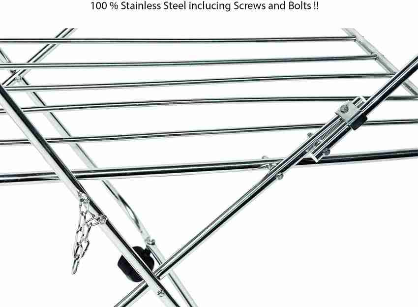 PARASNATH Steel Floor Cloth Dryer Stand BUTTERFLY DRYINGRACK Price