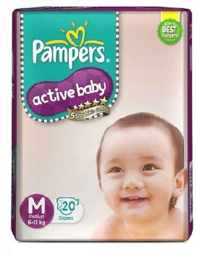 Pampers medium size diapers flipkart clearance