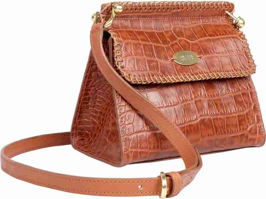 Buy HIDESIGN Women Tan Sling Bag Tan Online @ Best Price in India