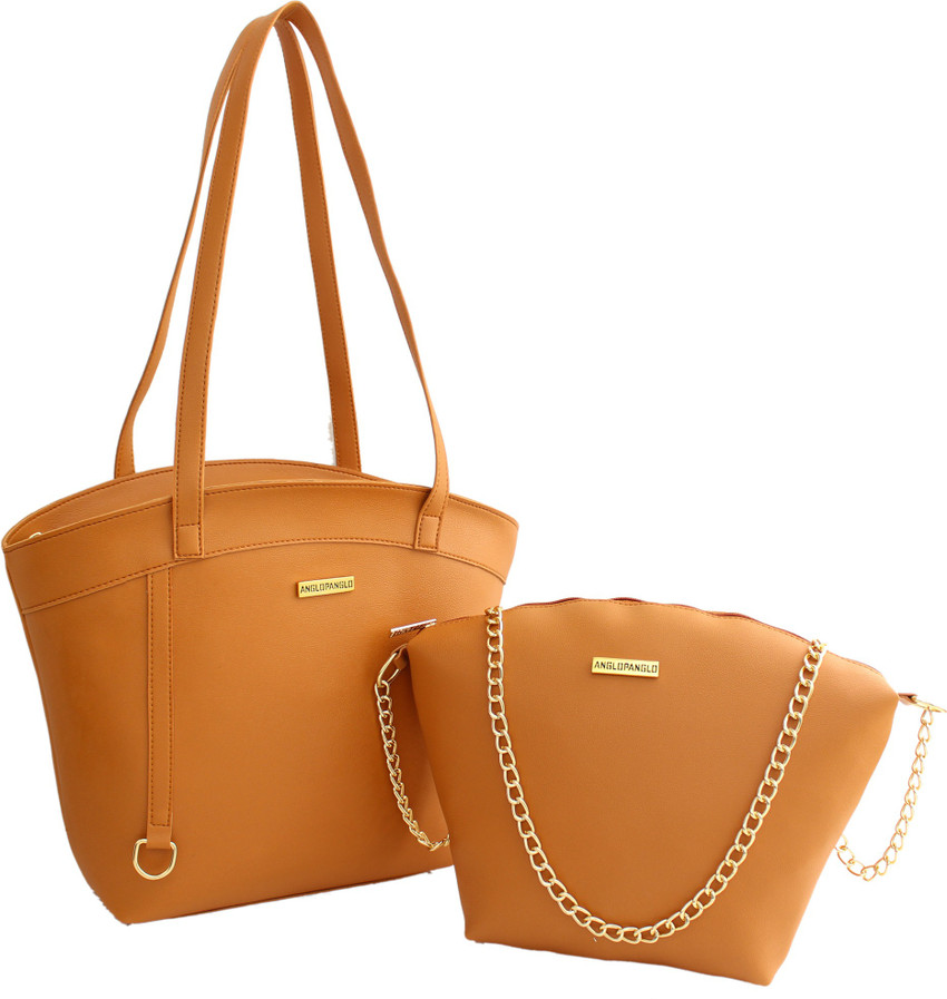 Buy ANGLOPANGLO Women Tan Shoulder Bag Tan Online Best Price in