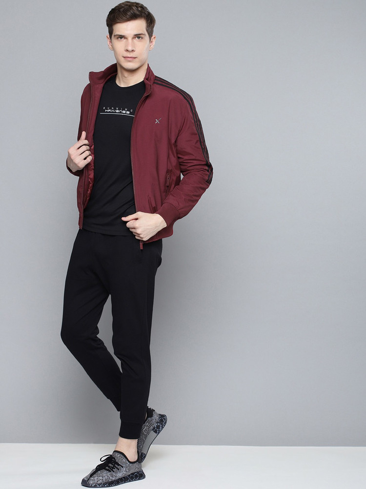 Hrx maroon deals jacket