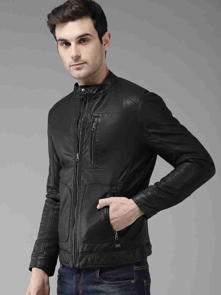 Leather discount coat flipkart