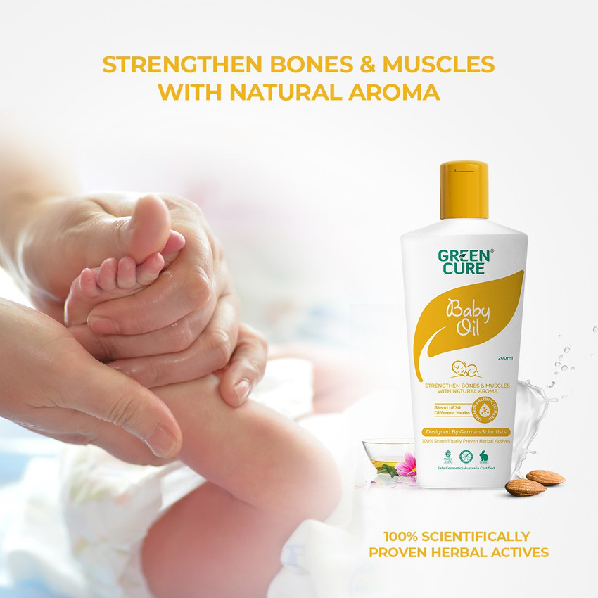 Baby oil sales for strong bones