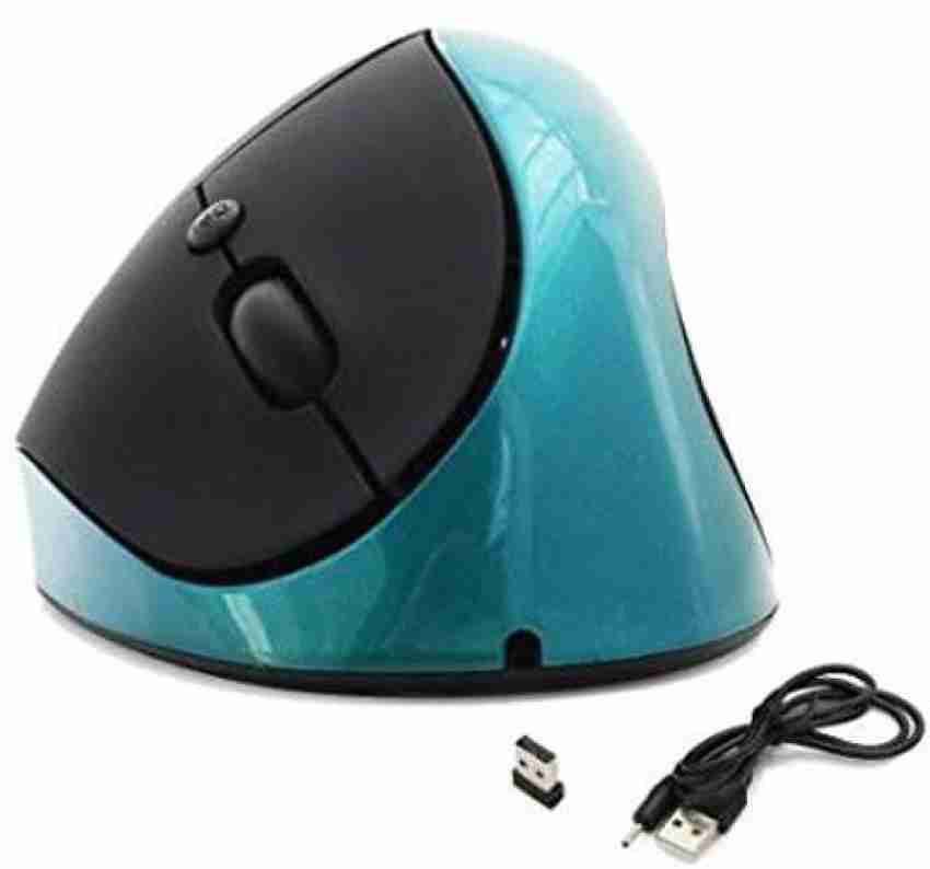 microware Vertical Mouse Wireless Ergonomic Mouse Rechargeable 2.4G USB  Optical Small Vertical Mouse with Adjustable 1000/1200/1600 DPI, 6 Buttons  Reduces Hand/Wrist Pain for Laptop Computer Wireless Optical Gaming Mouse -  microware