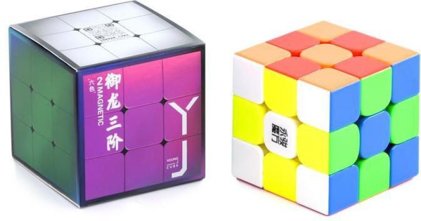 Cubelelo YJ YuLong v2 3x3 Stickerless (Magnetic) Puzzle toy speed cube - YJ  YuLong v2 3x3 Stickerless (Magnetic) Puzzle toy speed cube . shop for  Cubelelo products in India.