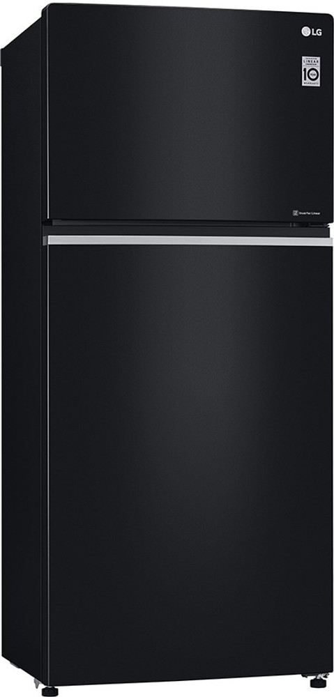Double door fridge black clearance colour