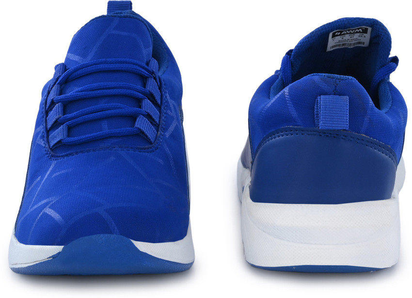 AWM Stylish Mens Blue Colour Sports Shoes for Outdoor Running with