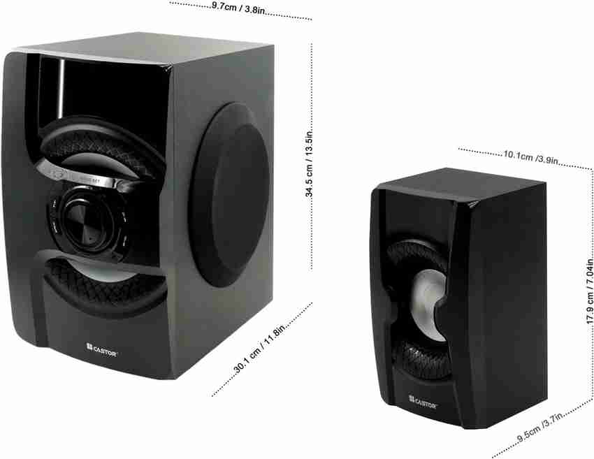 Buy CASTOR CT2060DLX 5.1 Channel Multimedia Speaker Powerful