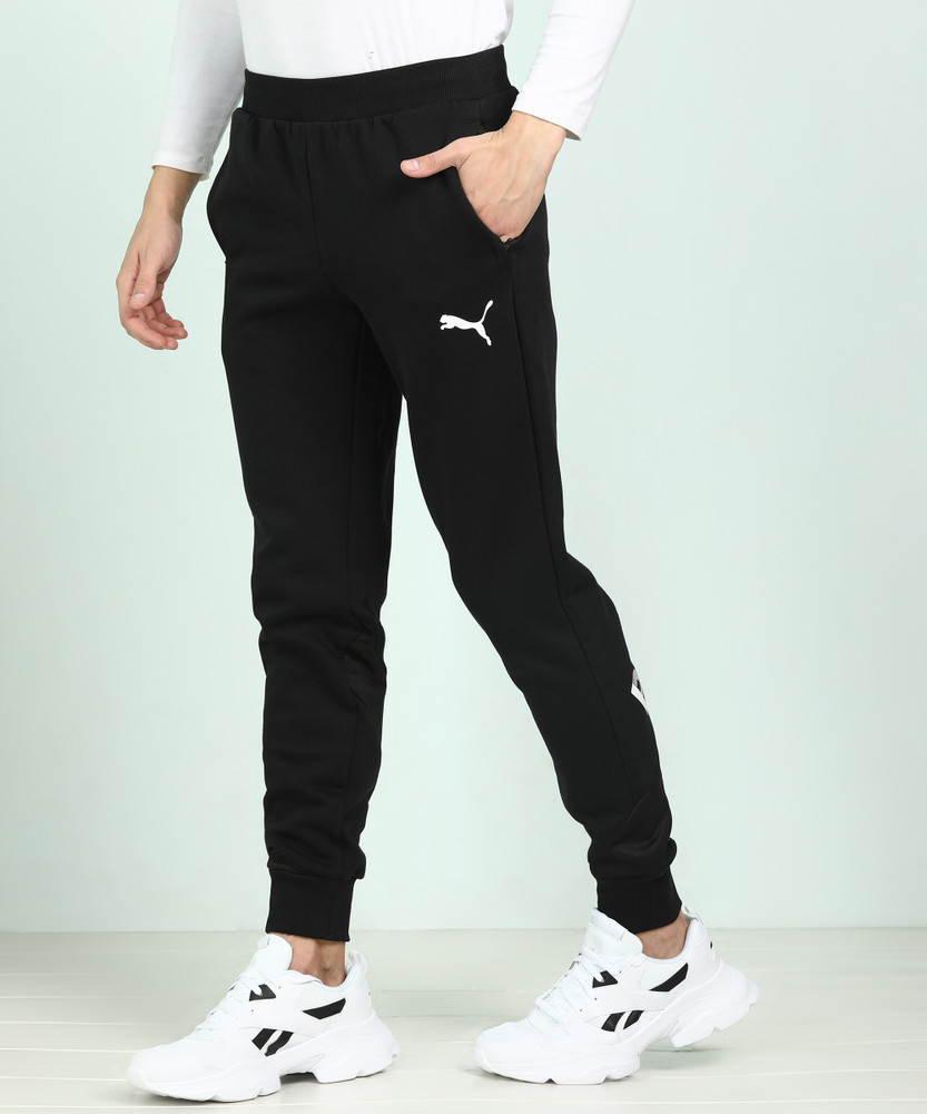 PUMA Solid Men Black Track Pants Buy PUMA Solid Men Black Track