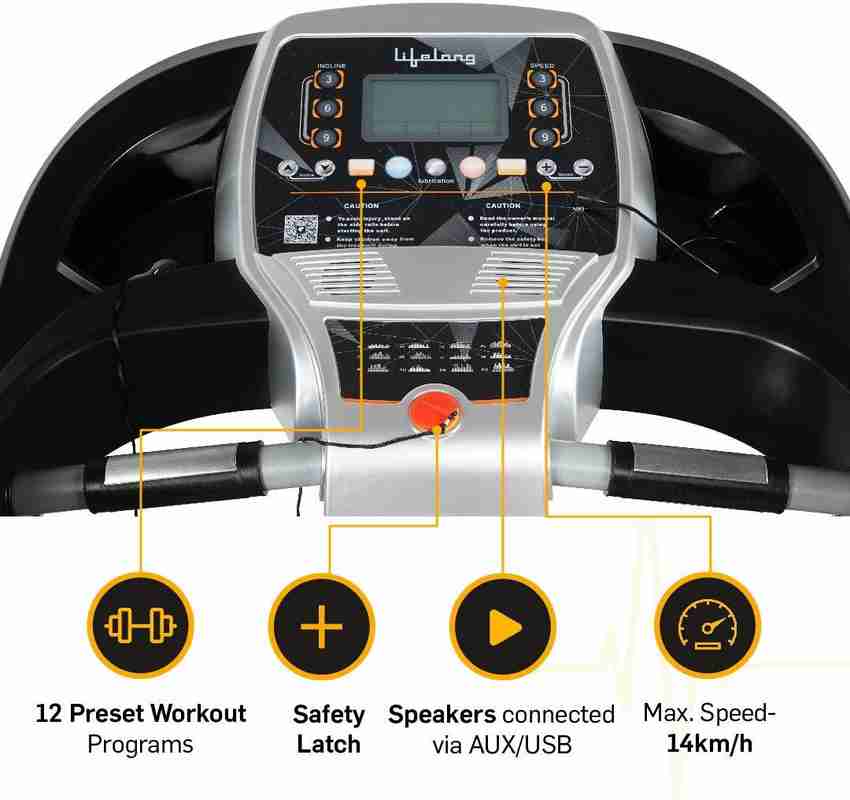 Lifelong fitpro 2025 lltm36 motorised treadmill