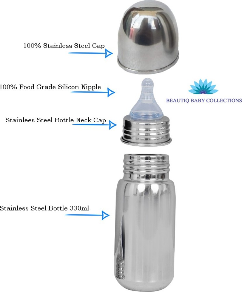 Stainless Steel Baby Feeding Bottle and Sipper