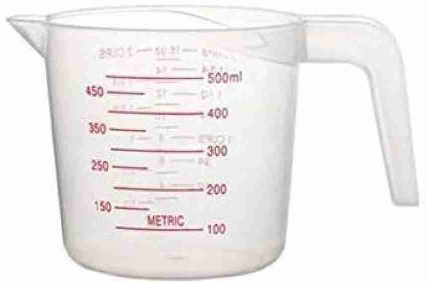 PREMSONS Clear Measuring Jug Nesting Stackable Container for