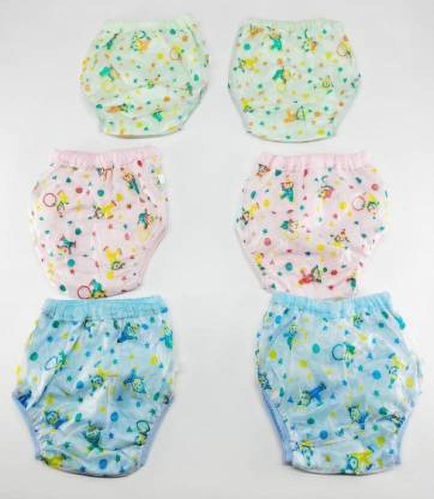 FABLITTLE PACK OF 6 PLASTIC PANTY NAPPY - Buy Baby Care Products in India