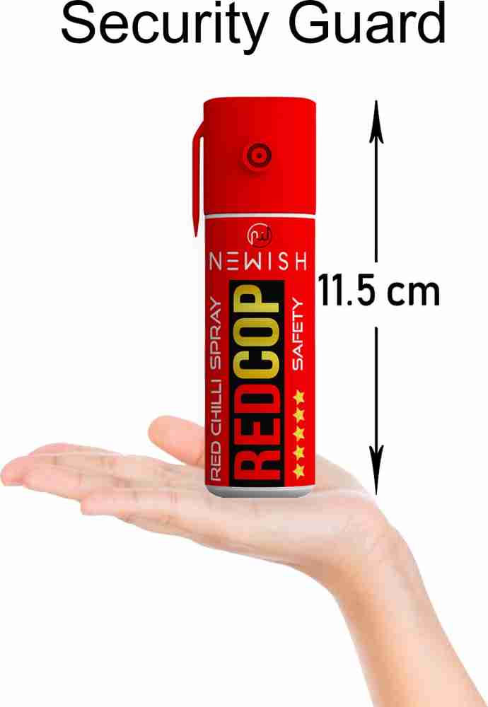 NEWISH : Powerful Red Chilli Pepper Spray Self Defence for Women 55 ml, 50  Shots