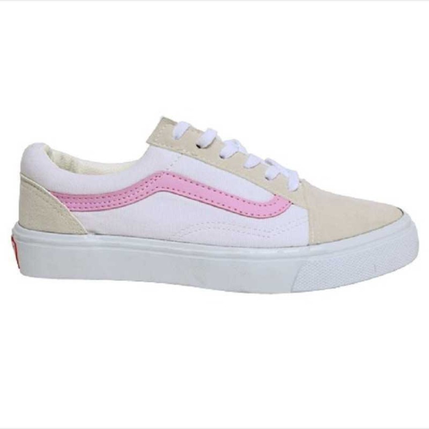 Old skool platform store vans pink