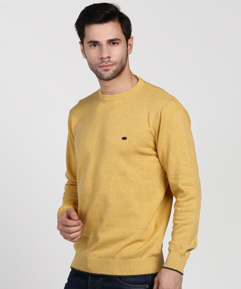 DUKE Solid Round Neck Casual Men Yellow Sweater Buy DUKE Solid Round Neck Casual Men Yellow Sweater Online at Best Prices in India Flipkart