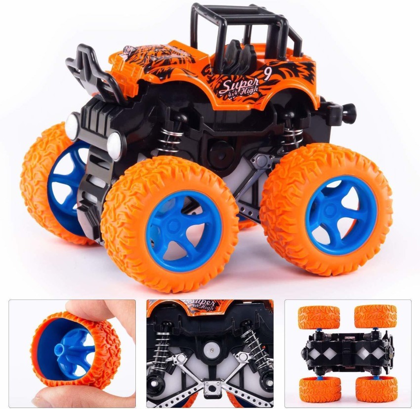 100% New,monster Trucks Toys For Boys - Friction Powered Mini Push And Go  Car Truck Playset For Boys Girls Toddler Aged 3 4 5 Year Old Gifts For Kids