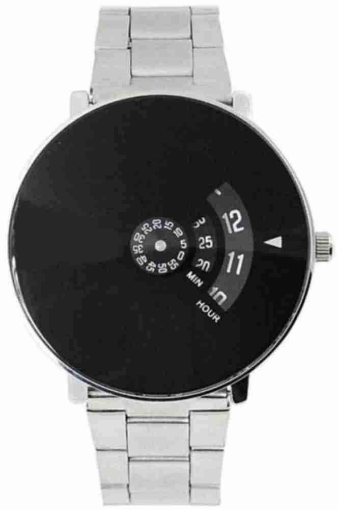 babari enterprise black paidu silver strap combination Black Analog Watch For Men Analog Watch For Boys Buy babari enterprise black paidu silver strap combination Black Analog Watch For