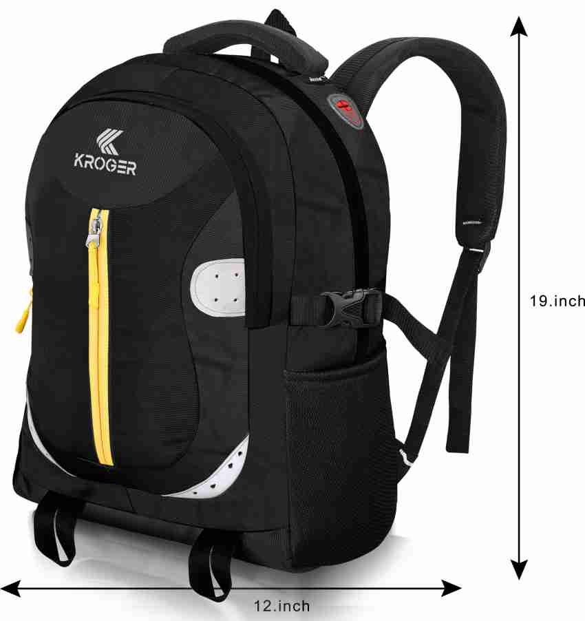 KROGER Laptop Bag Casual Backpack DKRBG21001 29 L Laptop Backpack BLACK Price in India Flipkart