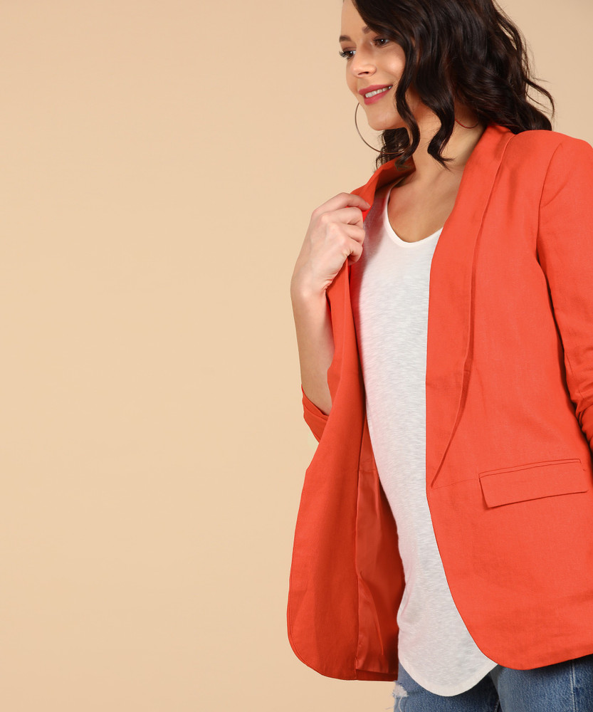 Orange blazer forever 21 discount