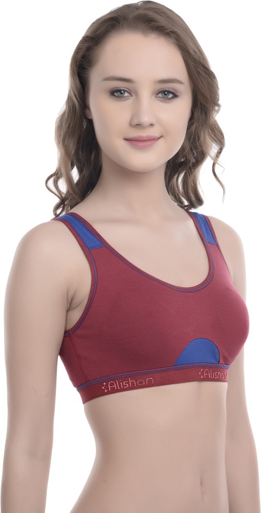 Alishan sport Women Sports Non Padded Bra - Buy Alishan sport Women Sports  Non Padded Bra Online at Best Prices in India