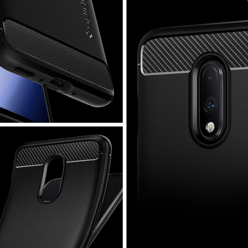 Spigen Rugged Armor Back Cover for OnePlus 7 Spigen Flipkart
