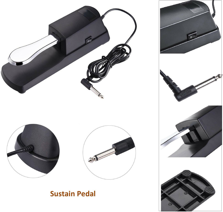 Techtest Sustain Pedal for Keyboard Digital Piano Foot Pedal