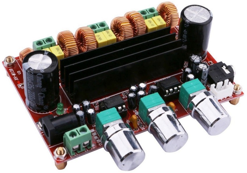 Amplificateur 2.1 (2 x 50W + 1 x 100W)