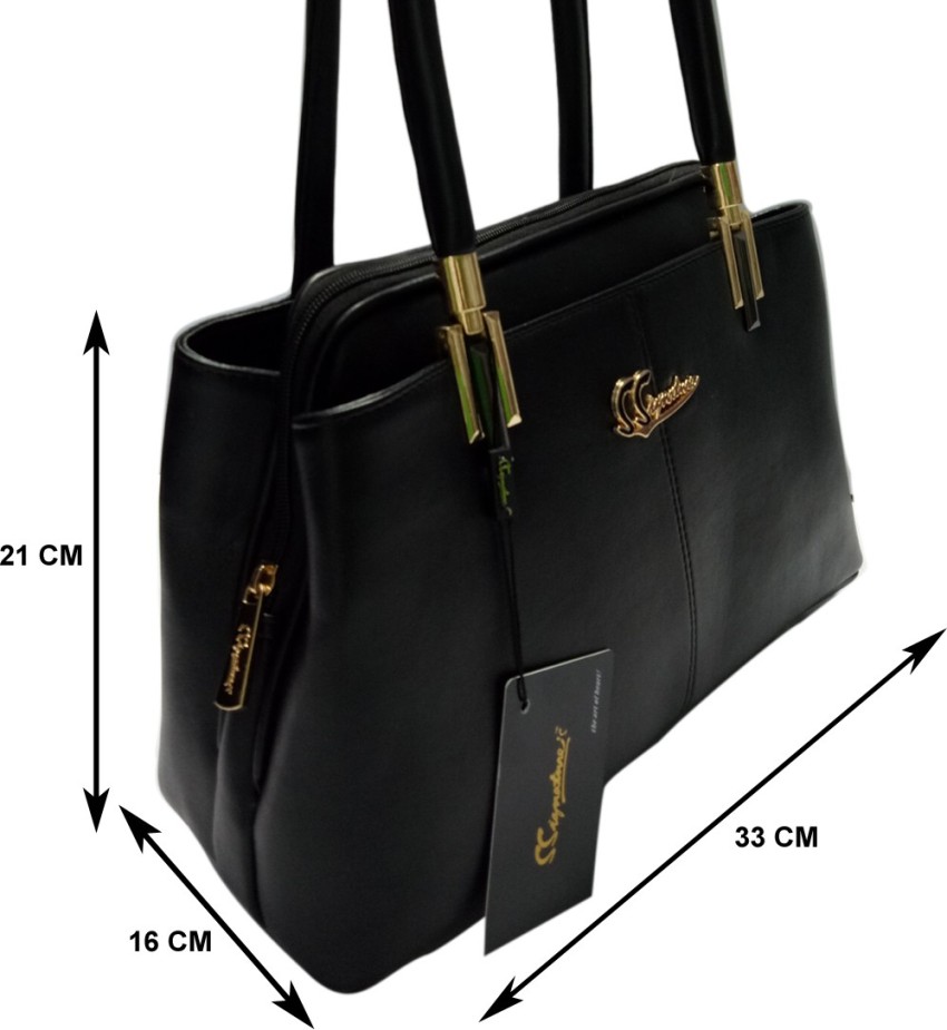 Buy SSignature s Women Black Shoulder Bag Black Online Best