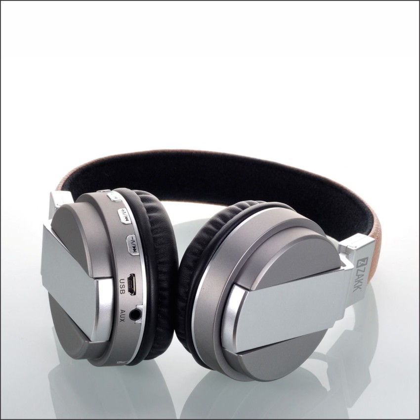 Skullcandy Crusher Wireless BT Over-Ear Headphone with Mic in Gray & Tan