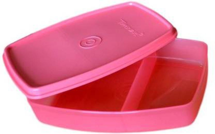 Tupperware Plastic Elegant Lunch Set for Women (Pink)
