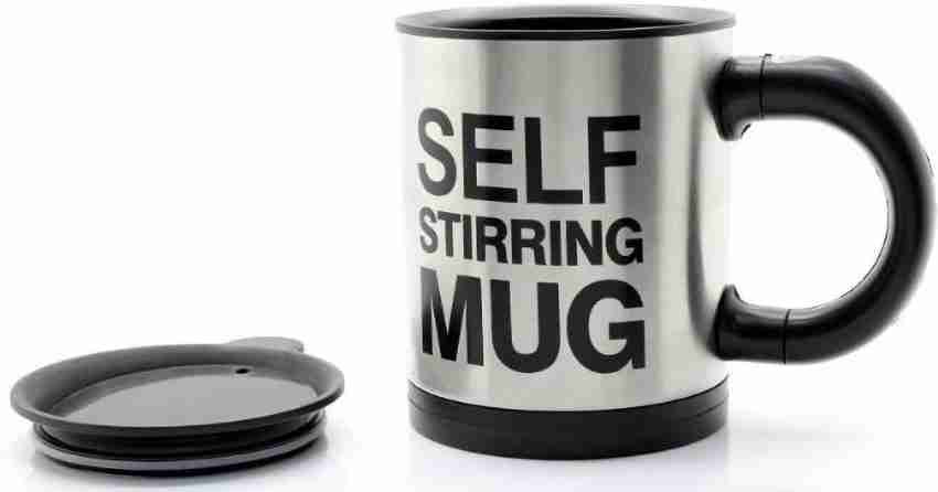 Self steaming Mug Self Stirring Coffee Milk Mixing Stainless Steel Thermal  Cup Electric Lazy Double Insulated Smart Cup Stainless Steel Coffee Mug  Price in India - Buy Self steaming Mug Self Stirring