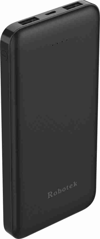 Black 5001 - 10000 mAH ROBOTEK POWER BANK S-10 at Rs 500/piece in