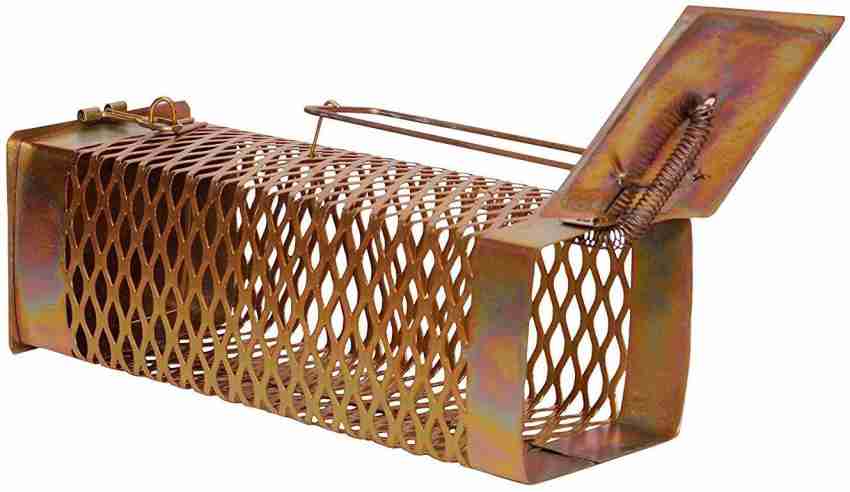 Mouse Catcher Trap Cage with Mouse Figure for Home, Kitchen, Room