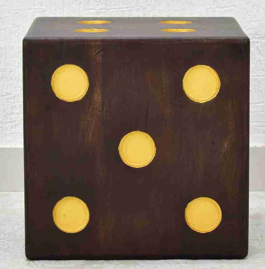 Dice hot sale end table