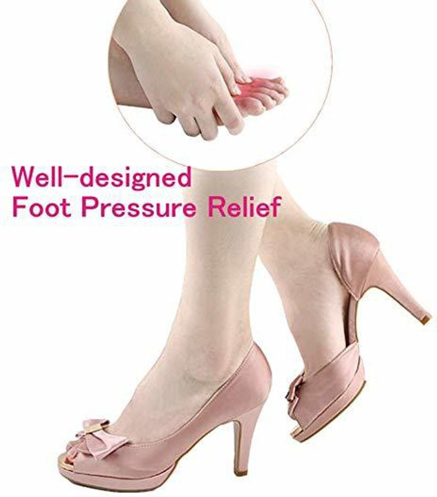 BOLDNYOUNG Anti Slip Silicon Shoes Pad Foot Gel High Heels Toe